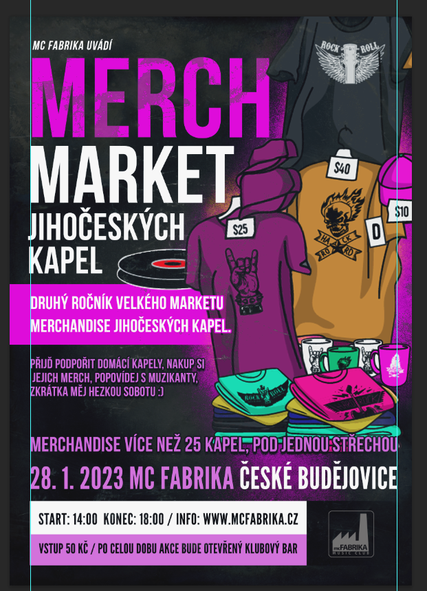 Merch market jihočeských kapel #2023